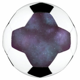 Mystical Dusty Violet Galaxy Fußball