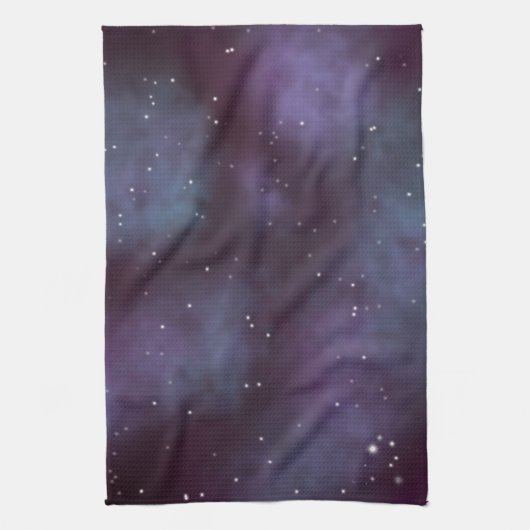 Mystical Dusty Violet Galaxy Geschirrtuch (Vertikal)