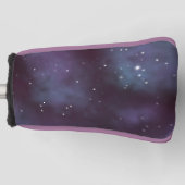 Mystical Dusty Violet Galaxy Golf Headcover (Vorderseite)