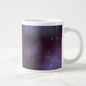 Mystical Dusty Violet Galaxy Jumbo-Tasse (Rechts)