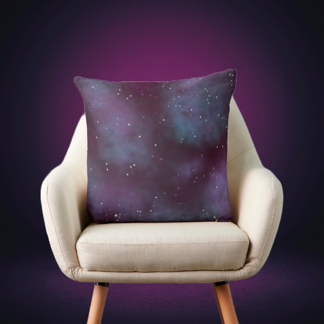 Mystical Dusty Violet Galaxy Kissen (Von Creator hochgeladen)