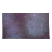 Mystical Dusty Violet Galaxy Kissenbezug (Rückseite-Links)