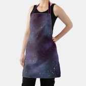 Mystical Dusty Violet Galaxy Schürze (InSitu)