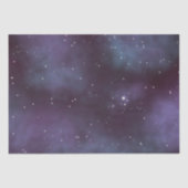 Mystical Dusty Violet Galaxy Seidenpapier (Vorderseite)