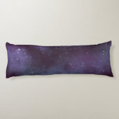 Mystical Dusty Violet Galaxy Seitenschläferkissen (Rückseite)