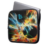 Mystical Electrical ENERGY Colorful Space Laptopschutzhülle (Vorderseite Links)