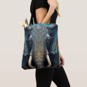 Mystical Elephant Watercolor Tote Bag Tasche (Von Nahem)