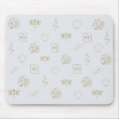 Mystical Ethereal Niedlich Feminine Girly Mousepad (Vorne)