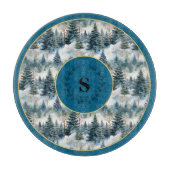 Mystical Evergreen Forest Cutting Board Schneidebrett (Vorderseite)