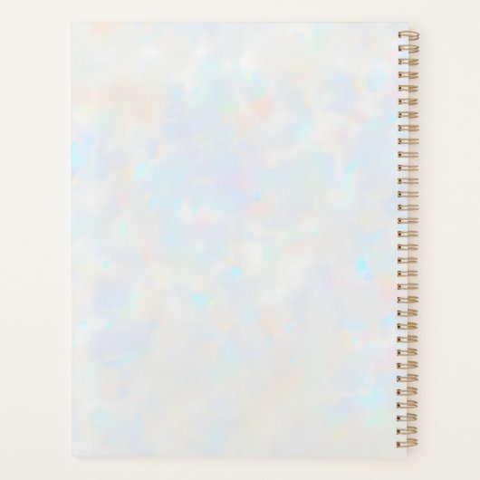 Mystical Evil Eye Celestial Tarot Holographic Planer (Rückseite)