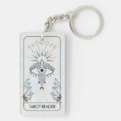 Mystical Evil Eye Celestial Tarot Holographic Schlüsselanhänger (Rückseite)