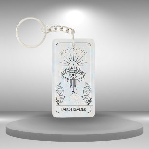 Mystical Evil Eye Celestial Tarot Holographic Schlüsselanhänger