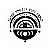 Mystical Eye Boho Order dank Personalisierter Cust Gummistempel (Prägung)