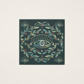 Mystical Eye Earring Necklace Juwelier Display Car (Vorderseite)