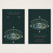 Mystical Eye Earring Necklace Juwelier Display Car (Vorne & Hinten)