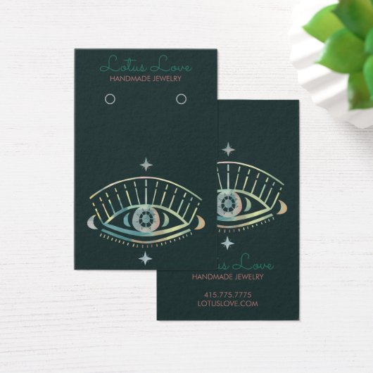 Mystical Eye Earring Necklace Juwelier Display Car (Schreibtisch)