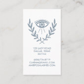 Mystical Eye Herbal Vines Boho Beauty Illustriert Rabattkarte (Rückseite)