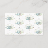Mystical Eye Magic Boho Colorful Pastell Rainbow Visitenkarte (Vorderseite)