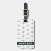 Mystical Eye Magical Boho farbenfroher CUSTOM Chic Gepäckanhänger (Vorderseite vertikal)