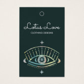 Mystical Eye Size Tag ClothingJewelry Display Card (Vorderseite)