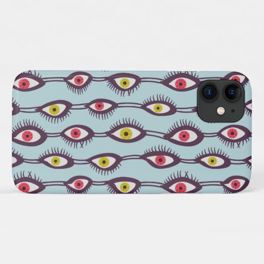 Mystical Eyes Pattern - Psychedelisches Trippy-Des Case-Mate iPhone Hülle (Rückseite (Horizontal))