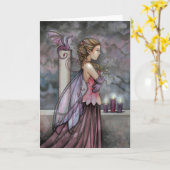 Mystical Fairy and Dragon Card by Molly Harrison Karte (Gelbe Blume)