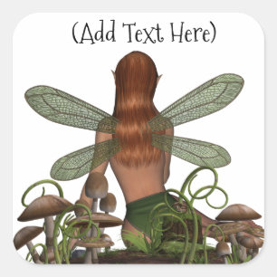 Mystical Fairy Perosnalized Aufkleber