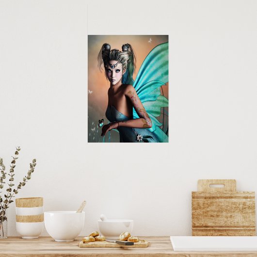 Mystical Fairy Poster (Fee) (Küche)