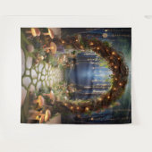 Mystical Fairy Tale Forest Archway hängend Wandteppich (Vorderseite (Horizontal))