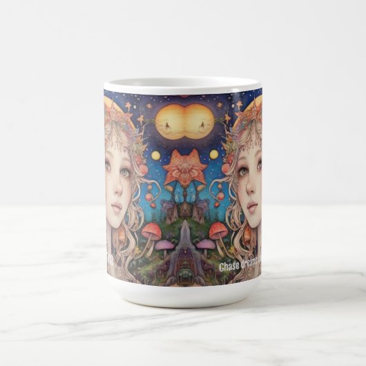 Mystical Fantasy Girl - Custom Magic Kaffeetasse (Mittel)