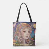 Mystical Fantasy Girl - Custom Magic Tasche (Rückseite)