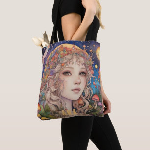 Mystical Fantasy Girl - Custom Magic Tasche
