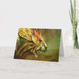 Mystical Fantasy Lion's Head Profile Karte