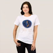 Mystical Feather and Flame Tri-Blend Shirt (Vorderseite voll)