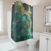 Mystical Feline Duschvorhang (Beispiel)