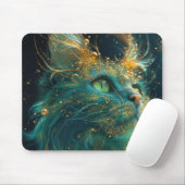 Mystical Feline Mousepad (Mit Mouse)