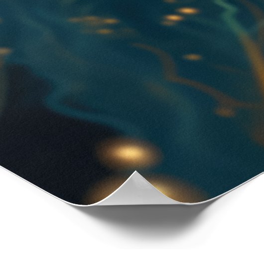 Mystical Feline Poster (Ecke)