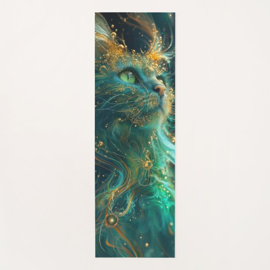 Mystical Feline Yogamatte (Vorderseite)