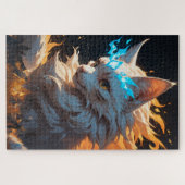 Mystical Flame Cat Familiar Puzzle (Horizontal)