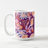 Mystical Floral Monogramm blühen Kaffeetasse (Links)