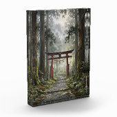 Mystical forest and torii gate that symbolizes it fotoblock (Links)