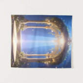 Mystical Forest Archway Tapestry Wandteppich (Vorderseite (Horizontal))