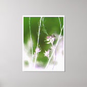 Mystical Forest Bloom – Boho Flowers & Trees Leinwanddruck (Vorderseite)