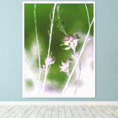 Mystical Forest Bloom – Boho Flowers & Trees Leinwanddruck (Insitu (Holzboden))