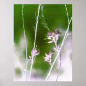 Mystical Forest Bloom – Romantic Flowers & Trees Poster (Vorne)