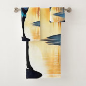 Mystical Forest Deer Badhandtuch Set (Insitu)