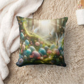Mystical Forest Fairy Magical Spring Eggs Kissen (Decke)