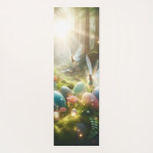 Mystical Forest Fairy Magical Spring Eggs Yogamatte (Rückseite)