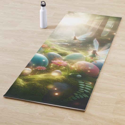 Mystical Forest Fairy Magical Spring Eggs Yogamatte (Beispiel)