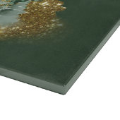 Mystical Forest Harvest Glass Cutting Board Schneidebrett (Ecke)